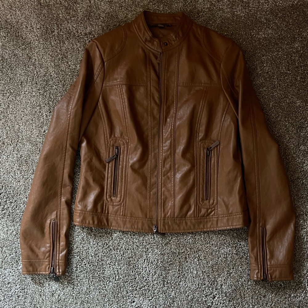 Leather jacket sz large